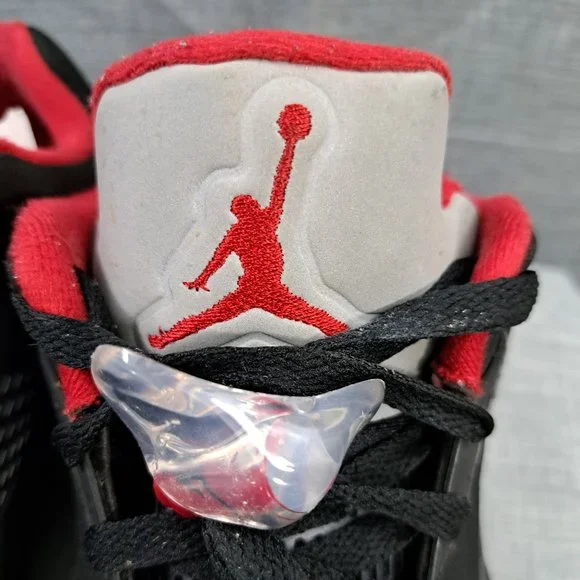 ! Nike Jordan 5 Retro Low Alternate 90 2016 819171-001 Black Red Size 10.5 - Picture 14 of 14